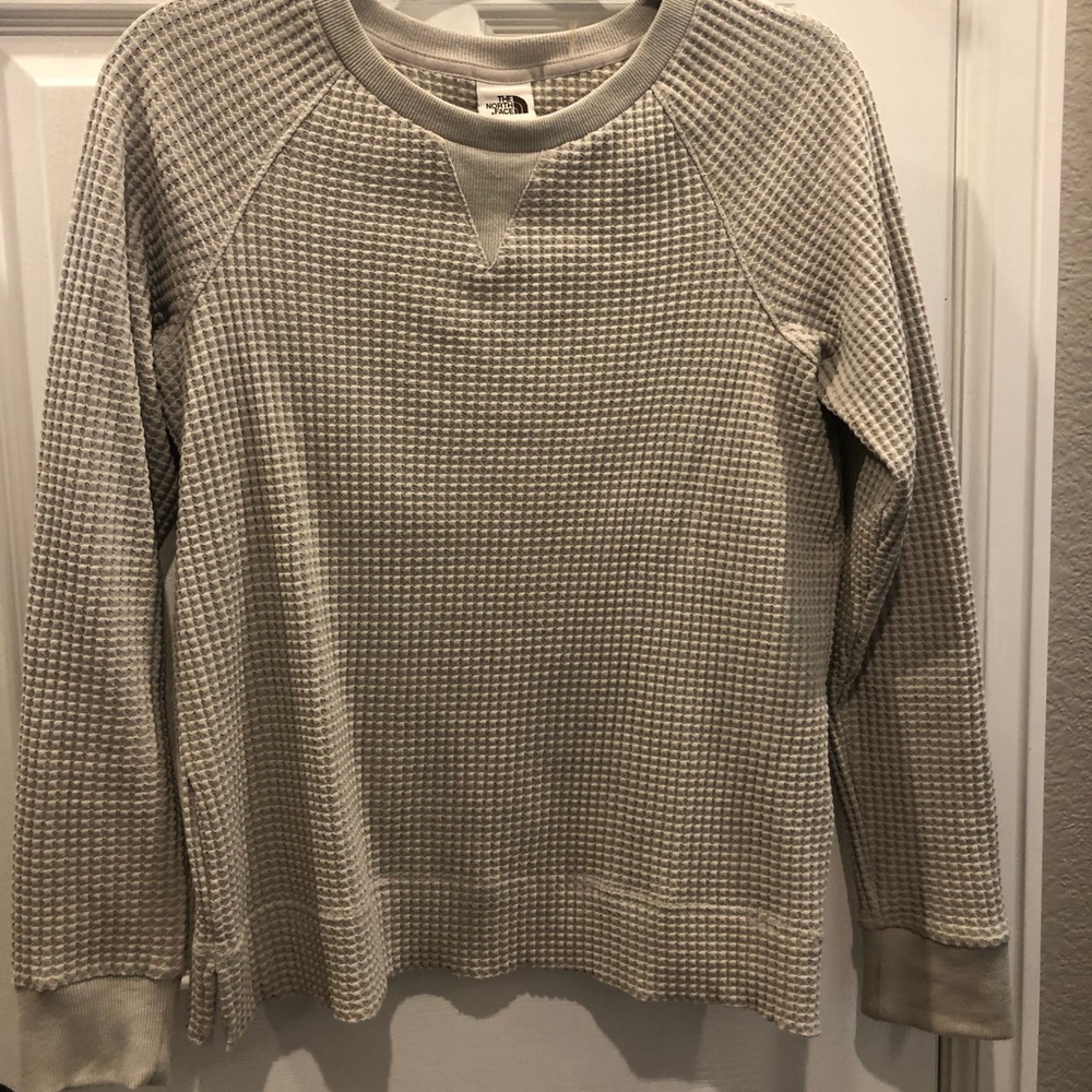 North Face waffle long sleeve short